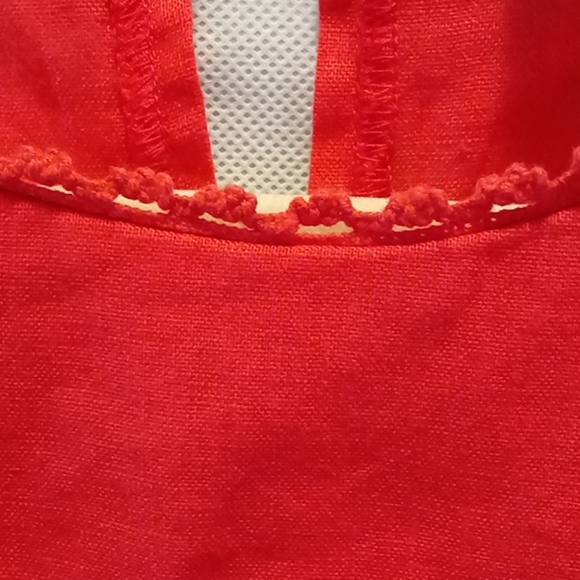 ♥️J. Crew 100% Linen Bright Orange 00/XXS - Picture 6 of 14